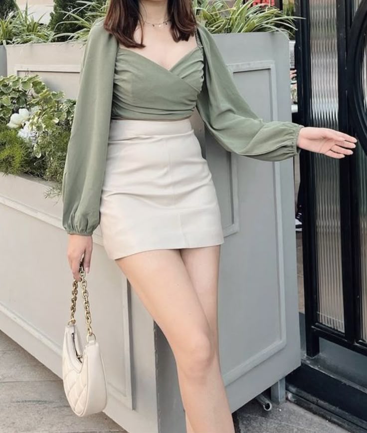 A little skirt and top