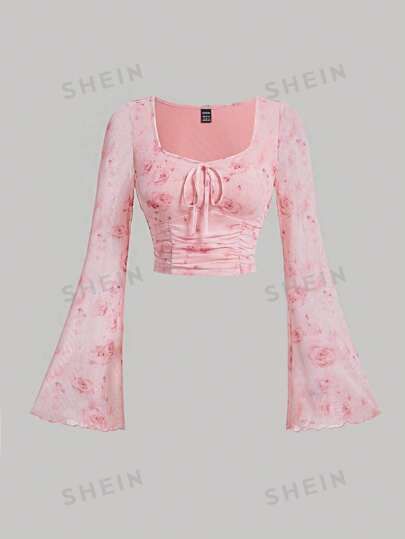 Stylish Crop Top - Ribbed Cotton
